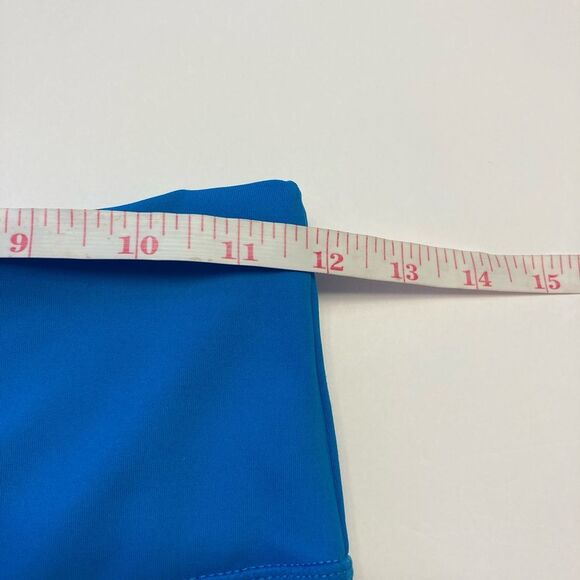 Zyia Royal‎ Blue Willow Light N Tight Hi-Rise Crop Legging Size 4 With Pockets - Picture 9 of 12